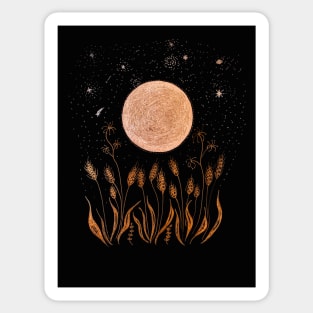 Lammas Lughnasadh Wicca harvest moon Sticker